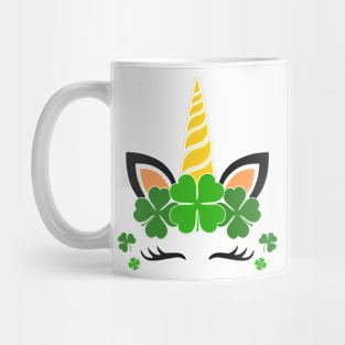 St Patrick's Day Unicorn Mug